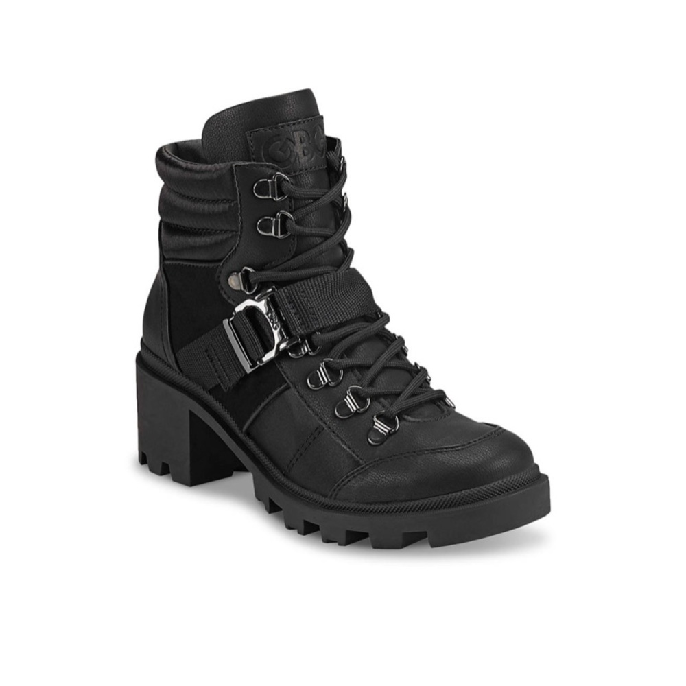 Guess Satin, Velvet, and Leather Boots